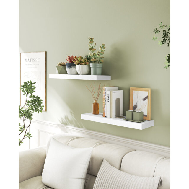 Wall Shelf, Floating Shelf, Wall Mounted, 20 X 60 X 3.8 Cm, For Picture Frames, Wall Decor, Living Room, Study, Kitchen