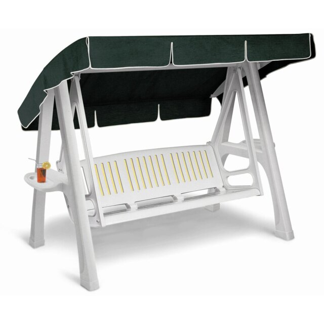 Keffer Swing-Seat Hammock with Top Canopy