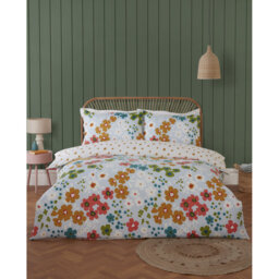 BETTY Polyester Floral Duvet Cover Set with Pillowcases Included