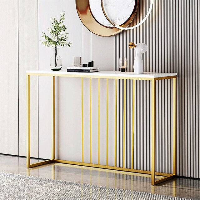 Marble Top Console Table