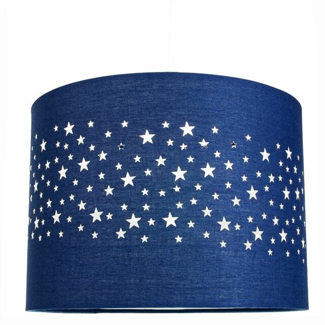 Stars Decorated Children/Kids Soft Cotton Bedroom Pendant or Lamp Shade