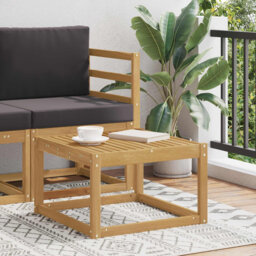 Outdoor Sectional Sofa Units Table Solid Acacia Wood Furniture Garden Modern