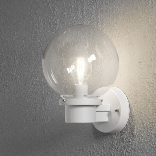 Outdoor Wall Light: Nemi Up Light - IP44, E27