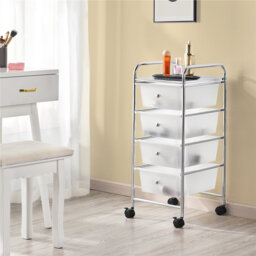 4 Drawers Cart Storage Bin Organizer