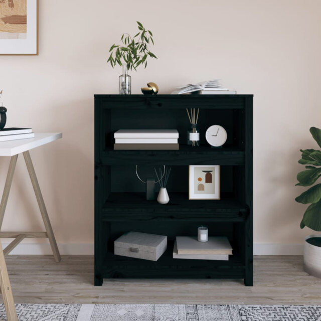 Kylisia 97cm H Solid Wood Standard Bookcase