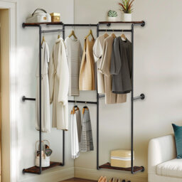 Adetoyosi 185cm Industrial Pipe Clothing Rack