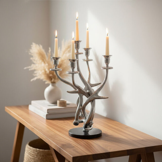 Cobbs 46cm Metal Tabletop Candelabra