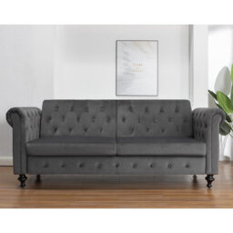 Selene 3 Seater Velvet Sleeper