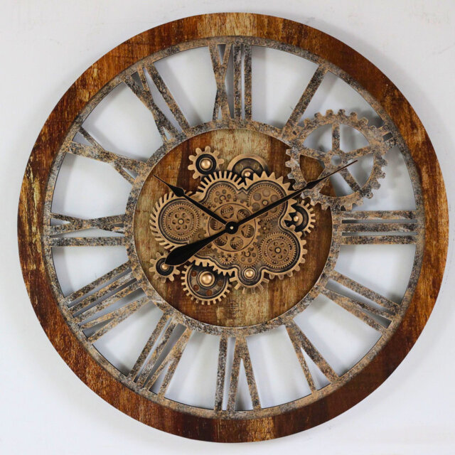 Solid Wood Wall Clock