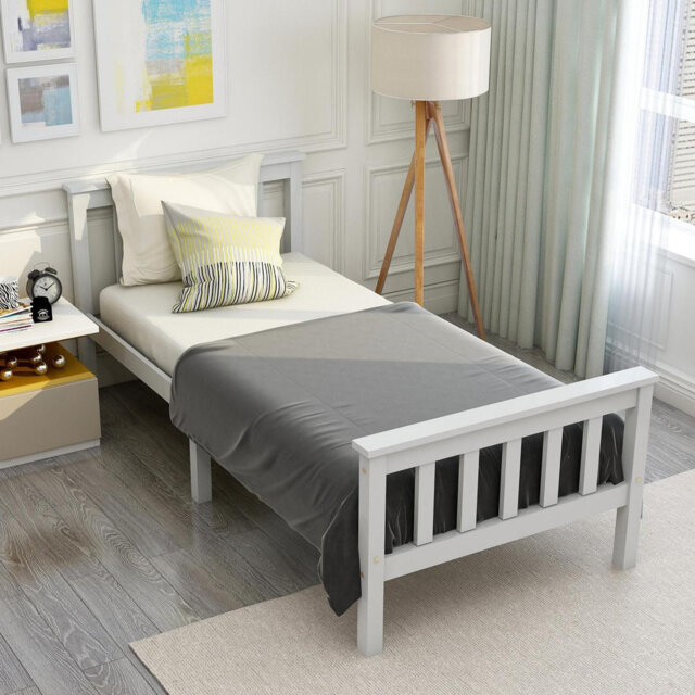 Popplestone Solid Wood Bed