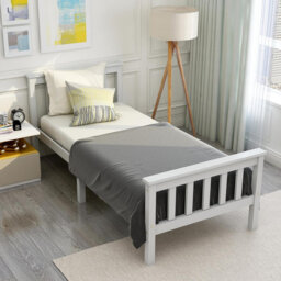 Popplestone Solid Wood Bed