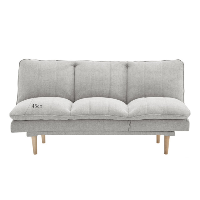 Restora 3-Seater Linen Fabric Click Clack Sofa Bed