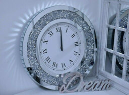Glass Wall Clock