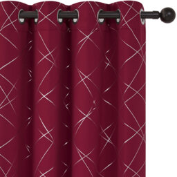 Cheol Polyester Blackout Grommet / Eyelet Curtain Pair