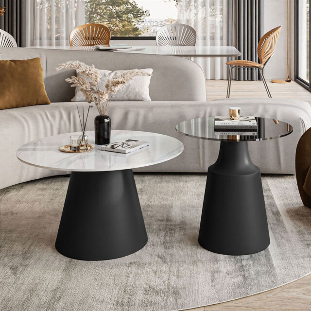 Geof CHANTELLE 2In1 Round Coffee Table by Wayfair