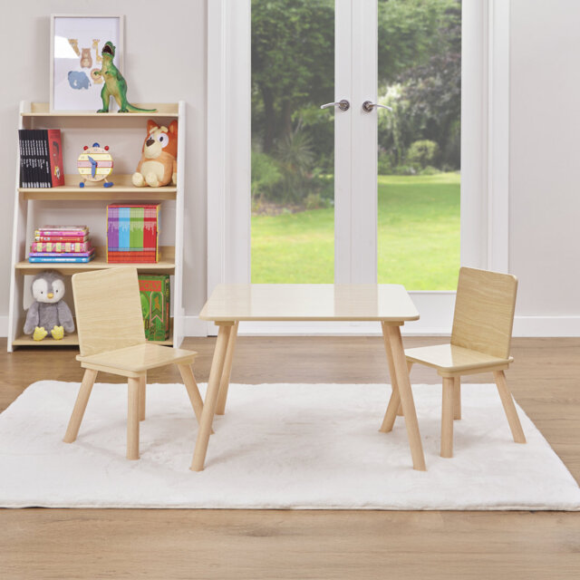 Kids Table and Two Chairs Set