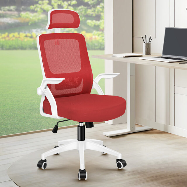 Mesh Office Chair Ergonomic Gas Lift Swivel Tilt Computer Gaming