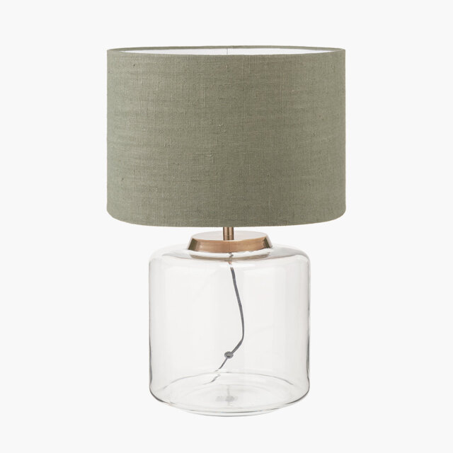 Glass Table Lamp