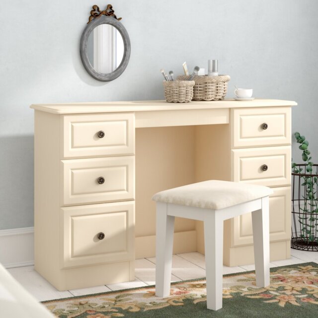 Fully Assembled Argyle Dressing Table