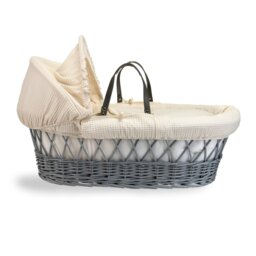 Waffle Wicker Moses Basket