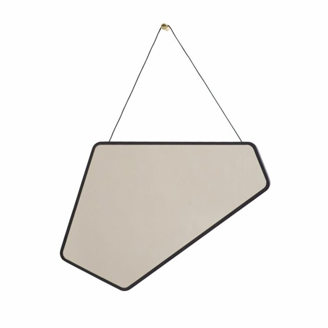 Wood Flat Wall Mirror