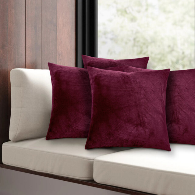 Apex Crushed Velvet Cushion Cover Set