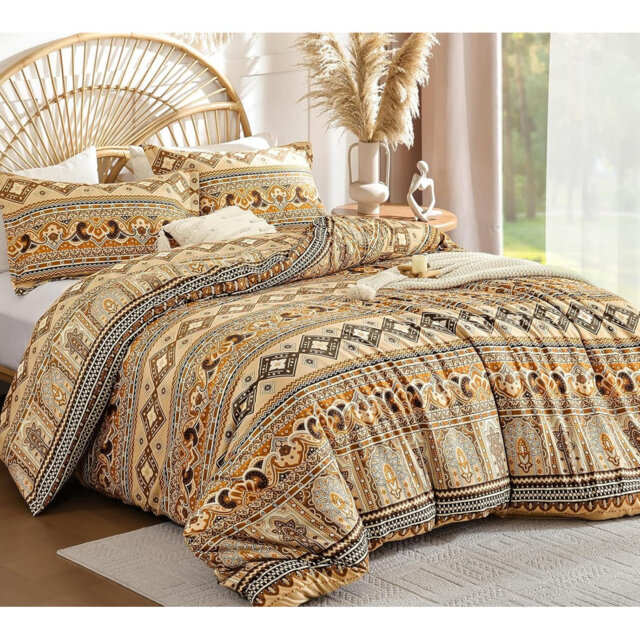 Polyester Floral Duvet Cover
