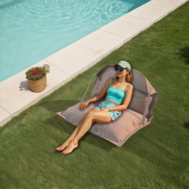 Outdoor Bean Bag Chair Lounger Cover (Bag Only)