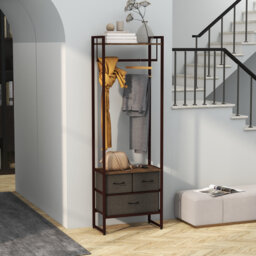 Adeela 58.5cm Industrial Pipe Clothing Rack