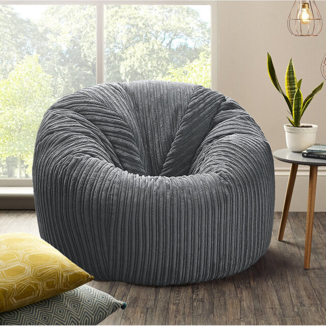 XXL Jumbo Cord MEGA Size Classic Beanbag Chair Ready Filled