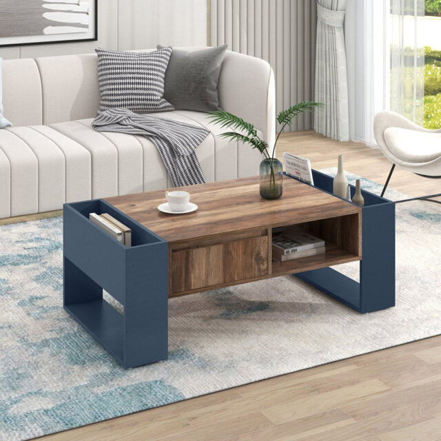 Frame Coffee Table with Storage