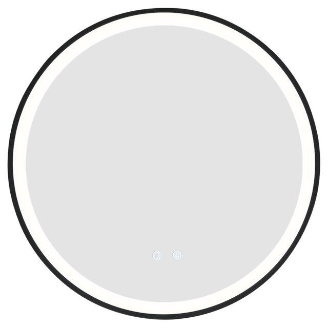 Armyn Metal Round Wall Mirror