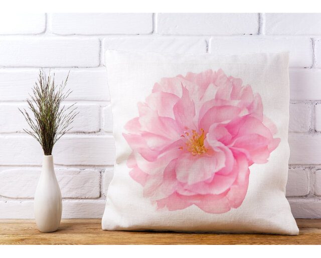 Lincolnshire Single Cherry Blossom Scatter Cushion with Filling