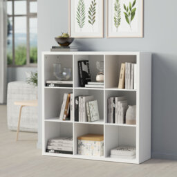 Decorative Storage 9 Cube Bookcase