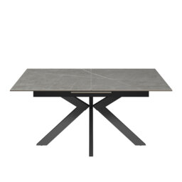 Extendable Metal Base Dining Table