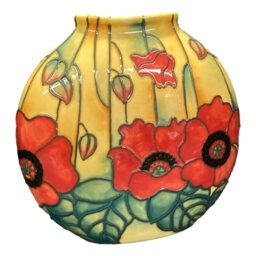 Old Tupton Ware Yellow Poppy 6' Alfreddie Vase