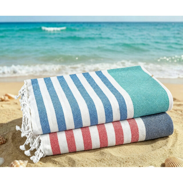 Cotton Blend Beach Towel