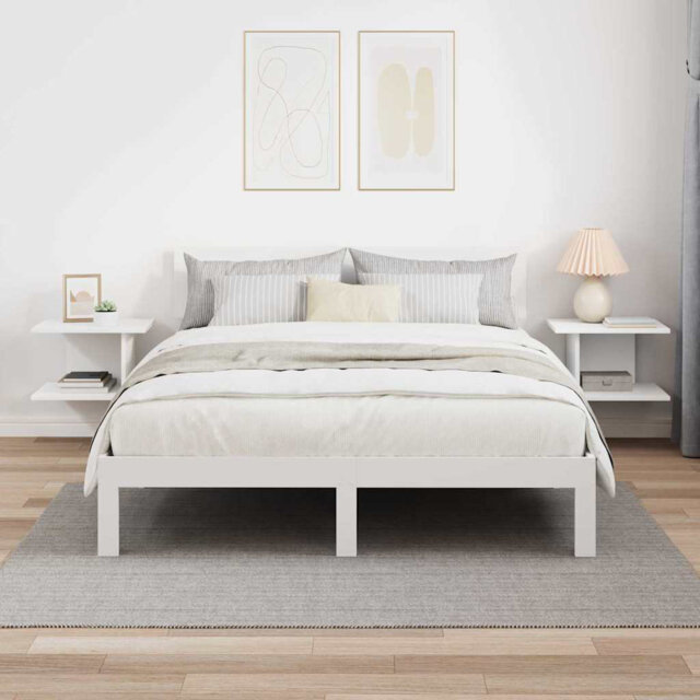 Bedside Table Engineered Wood Modern Living Room Furniture Storage With