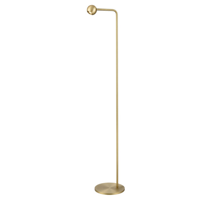 Binar 139cm Brass LED Traditional Floor Lamp