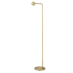 Binar 139cm Brass LED Traditional Floor Lamp