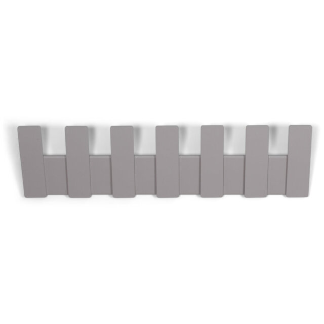 Steel Wall 7 - Hook Wall Mounted Coat Rack