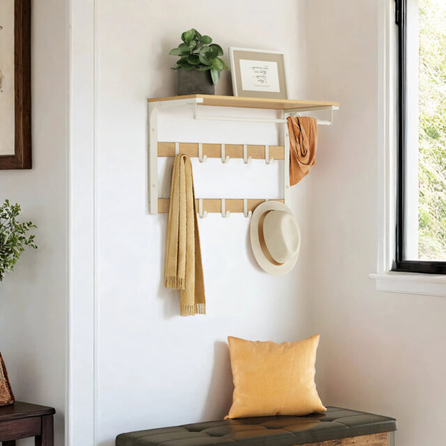 Meila Steel Wall 10 - Hook Wall Mounted Coat Rack