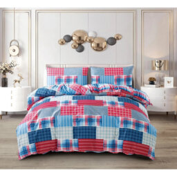 Cotton Patchwork Duvet Cover Set
