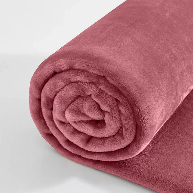 Reversible Mink Faux Fur Plush Fleece Throw/ Blanket