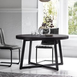 Cassilyn 120Cm Ash Solid Wood Trestle Dining Table