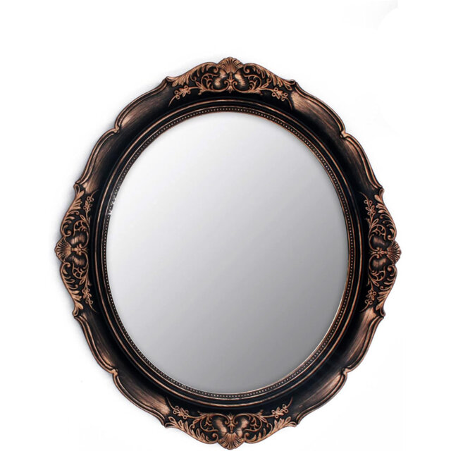 Plastic Oval Wall Mirror