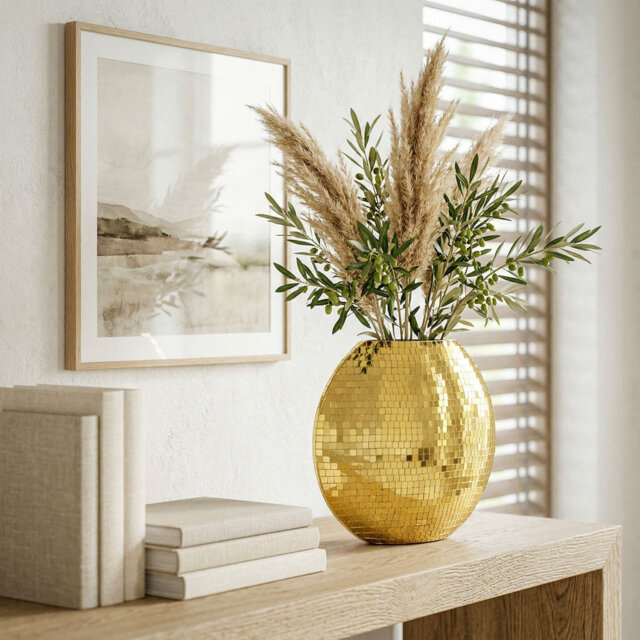 Iron Table Vase
