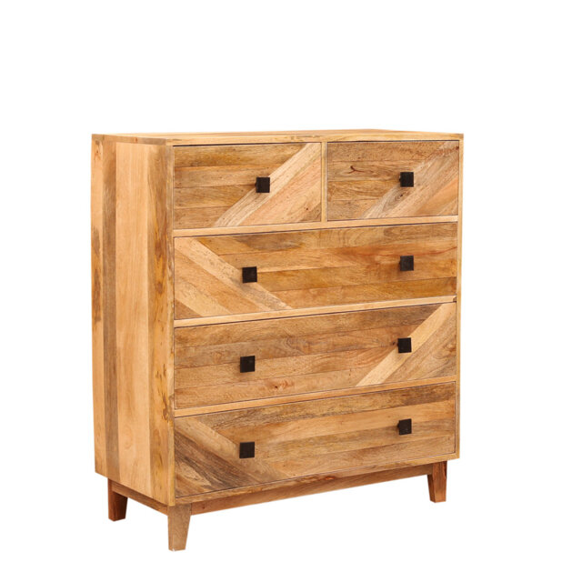 5 Drawer 90Cm W Chest of Drawers
