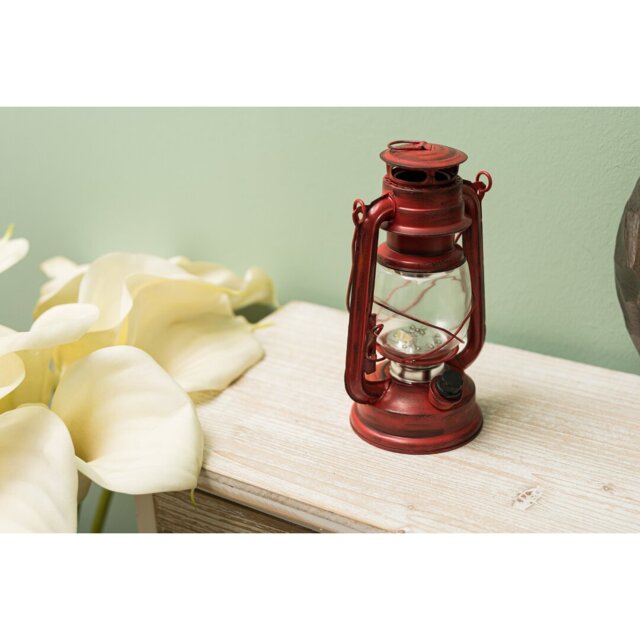 Flameless Candle with Iron Holder
