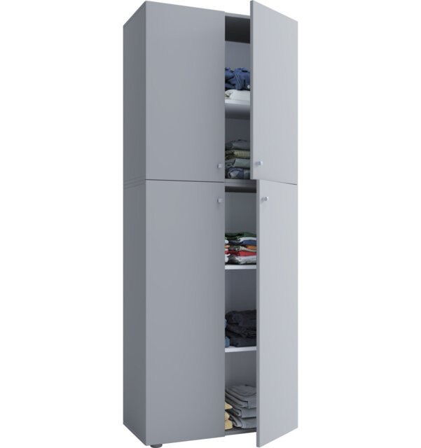 "Latitude Run ""Lona XXL"" wardrobe with hinged doors"